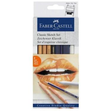 Imagem de Lápis Classic Sketch Set com 6 unidades 114004 - Faber-Castell