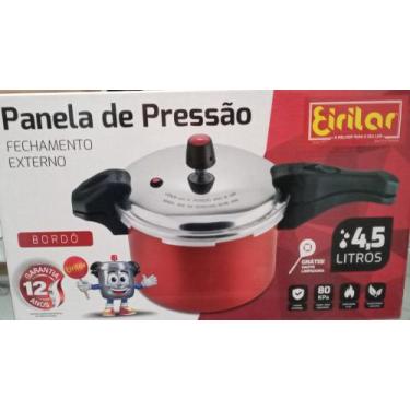 Imagem de Panela de pressão fechamento externo 4,5 litros cor black eirilar, Ver