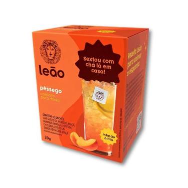 Imagem de Chá Leão para Drinks Sabor Pêssego 10 Sachês