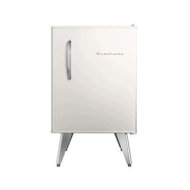 Imagem de Frigobar Brastemp BRA08MB Retrô 76L Branco Design Vintage Econômico 110V