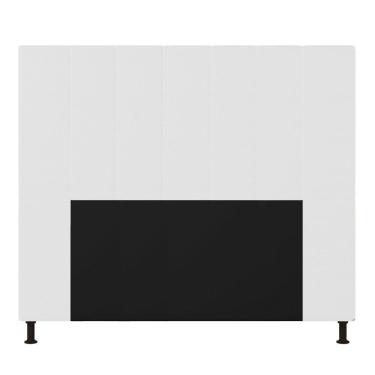Imagem de Cabeceira Cama Box Casal 140cm Corino Branco