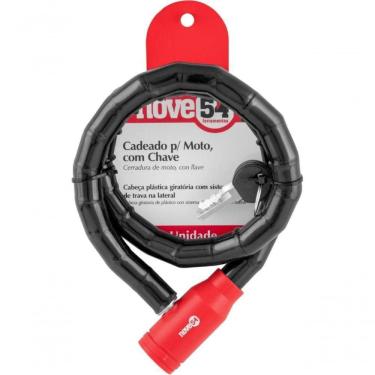 Imagem de Cadeado Para Moto 80 Cm Com Chave Nove54