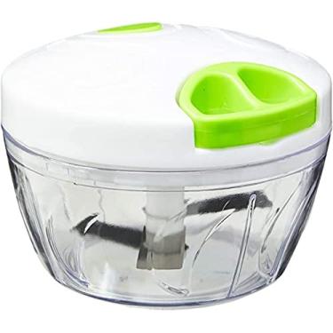 Imagem de Mini Processador De Alimentos Manual 3 Lâminas Triturador Moedor Alho Cod 28