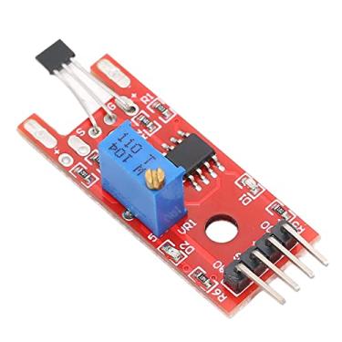 Imagem de Interruptor de sensor magnético linear, módulo de sensor digital 6 resistores A3141 Chipset de controle de temperatura
