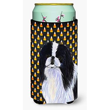 Imagem de Caroline's Treasures SS4260TBC Chin Japonês Doces Milho Halloween Retrato de Bebidas Isolador de Bebidas Alto, Isolador de Bebidas, Amuleto, Menino Alto, Multicolorido