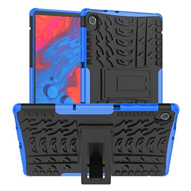 Imagem de Acessórios para tablets Para Lenovo M10 Plus/Tab K10 Textura do pneu TPU + PC Tablet Case