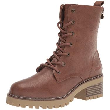 Imagem de Blowfish Malibu Bota feminina de cano curto Leith, Wanut Tumbleweed/Down Under, 8.5
