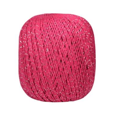 Imagem de Barbante Brilho Prata Nº 6 406m 400g Pink 550 Euroroma