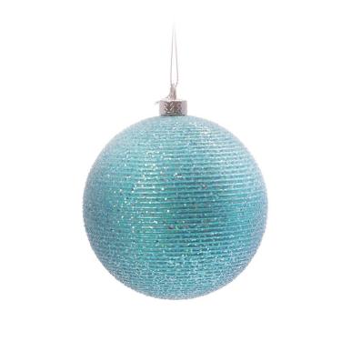 Imagem de Bolas Natalina De Isopor Com Acabamento Glitter 10cm 1241947