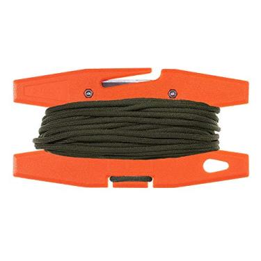Imagem de Ferramenta de carretel de corda de paraquedas Golberg 550 Mil-Spec – 15 metros de comprimento – de ferramentas de paracord e carretel para escolher – Versátil, Camo Green - Orange Tool