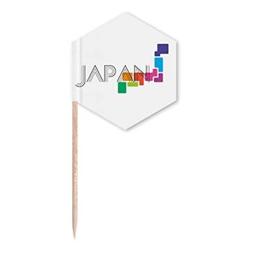 Imagem de Mapa Tokyo Games Japão, Art Déco, bandeiras modernas de palito, palitos de cupcake, festa comemoração