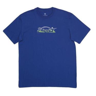 Imagem de Camiseta Element Acid Logo Masculina Azul