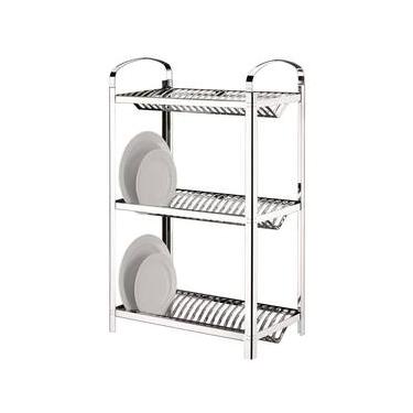 Imagem de Escorredor para 60 Pratos Brinox Suprema em Aço Inox