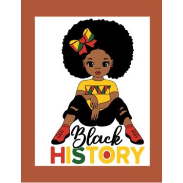 Imagem de Caderno de história negra para meninas