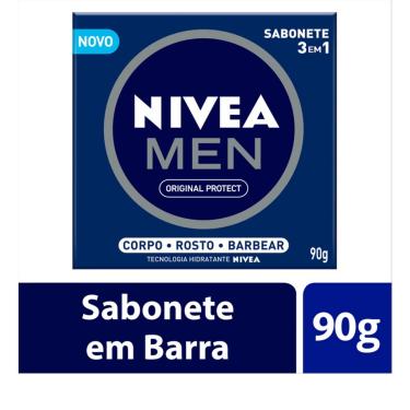 Imagem de Sabonete em Barra Nivea Men 3 em 1 Original Protect 90g