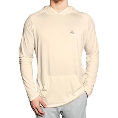 Imagem de Camisa masculina Dry-Fit UPF 50+ com capuz, camisas de pesca masculinas manga comprida, camisas FPS para homens, camisetas Rash Guard masculinas, Arena, GG