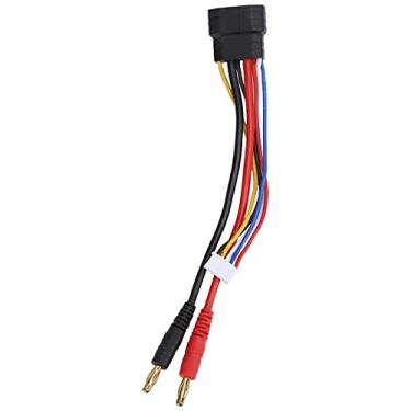 Imagem de Para conector banana trx a 4.0, adaptador de carregador de bateria rc lipo, fio divisor, cabo de tomada para carro e avião