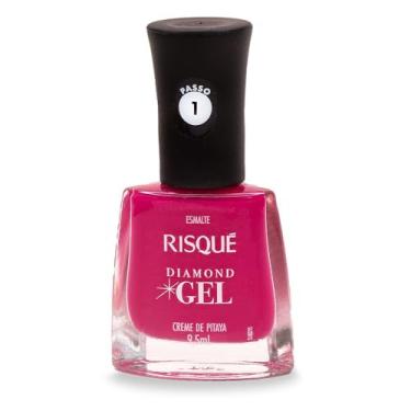 Imagem de Risqué Esmalte Diamond Gel Creme De Pitaya Rosa Cremoso 9 5 Ml