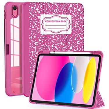 Imagem de OKP Capa para iPad 11ª geração 28.9 cm (A16) 2025, para iPad 10,9 polegadas 10.9 geração 2022, capa fina e leve para iPad 11/10 ª geração com suporte de três dobras, despertar/hibernar automaticamente