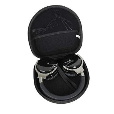 Imagem de Anleo Capa rígida de viagem para fones de ouvido Silensys E7 / PurelySound E7 / MOVSSOU E7 / COWIN E7 / Tapela E7 / Audonia E7 Active Noise Cancelling Bluetooth (preto)