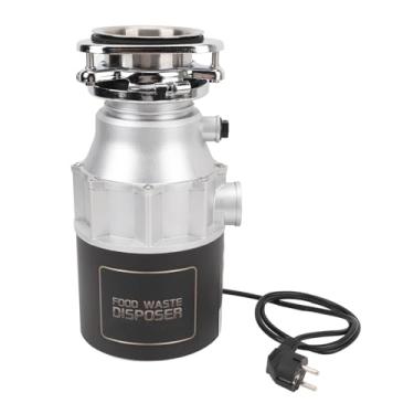 Imagem de Descarte de Lixo, Descarte de Lixo de Pia de Aço Inoxidável Com Câmara de Moagem de 1200ml, Triturador de Resíduos Alimentares de Alimentação Contínua de 3800RPM para Cozinha