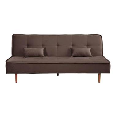Imagem de Speciale Home - Sofá Cama Silver 3 Lugares Reclinável Suede Marrom Café 1,92 Speciale Home