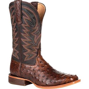 Imagem de Durango Bota masculina Premium Exotics Western, Avestruz em sela antiga, 7.5 Wide