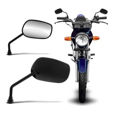 Imagem de Par Retrovisor Mini Cg Titan 125 2000 Rosca Honda Universal - AWA