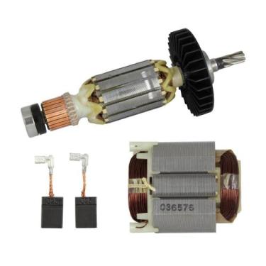 Imagem de Conj Rotor 110V, Estator, Carvões P/ HR2470  Makita