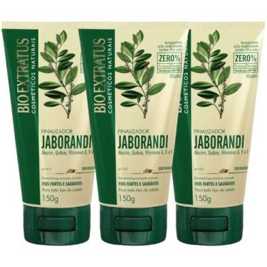 Imagem de kit 3 Finalizador Jaborandi Revitalizante 150 G Bio Extratus - BIOEXTR