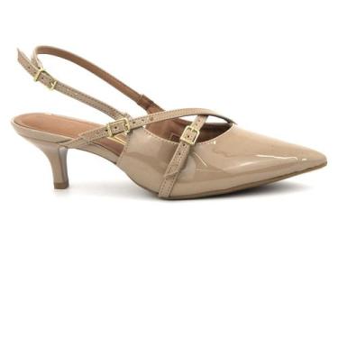 Imagem de Sapato Feminino Vizzano 1122.885 Scarpin Calcanhar Aberto Social, 35, 