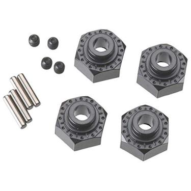 Imagem de Axial AX30429 cubo hexagonal de alumínio (4 peças), 12 mm, preto