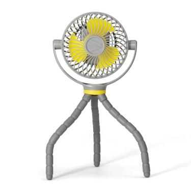 Imagem de Veer Ventilador flexível - Ventilador portátil para carrinho de bebê - Motor leve e silencioso de 4 velocidades oferece resfriamento máximo e vida útil da bateria extra longa - Rotação de 360 graus -
