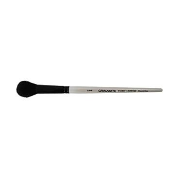 Imagem de Pincel Daler Rowney Graduate Round Mop Pituá 3/4" Cerda Natural de Cabra Preta Cabo Curto