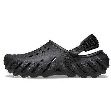 Imagem de Crocs Sandália Slide Echo Slides unissex para adultos, Preto, 6 Women/4 Men