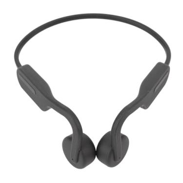 Imagem de Fones de Ouvido Sem Fio de Condução óssea, Fones de Ouvido Abertos Bluetooth, à Prova de Suor, IPX7, Tempo de Reprodução de 8 Horas, Com Cancelamento de Ruído Avançado