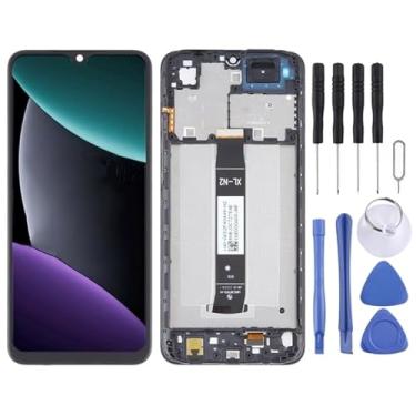 Imagem de Substituição da tela móvel Para Xiaomi Poco C51 OEM Material Digitalizador de tela LCD Montagem completa com quadro Ecrã LCD