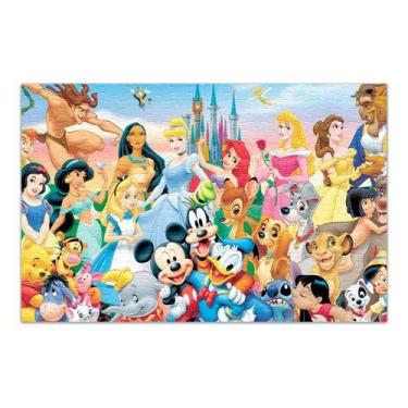 Imagem de Quebra Cabeça Personalizado Personagens Disney 48 Peças - Pomps Geek