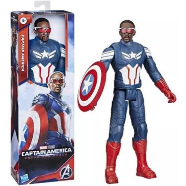 Imagem de Boneco Avengers Titan Hero Capitao America SAM Wilson Hasbro F9276