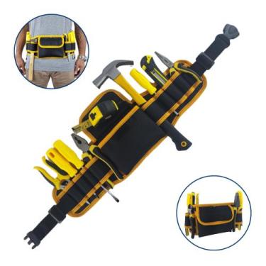 Imagem de Cinturão Para Ferramentas De Carpinteiro Pedreiro Eletricista Cinto 8 