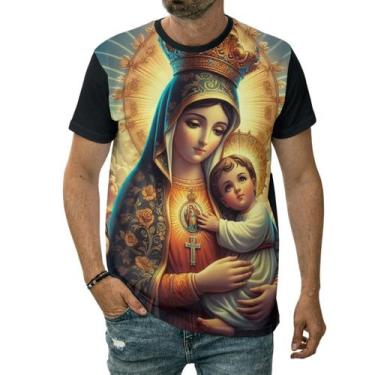 Imagem de Camiseta Nossa Senhora Aparecida Padroeira Mãe De Jesus - Darkwood, 10