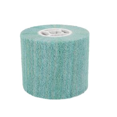 Imagem de Nylon Não Tecido Fio Trefilação Roda Abrasiva Flap Flet Escova Aço Inoxidável Metal Rebarbação Tambor Roda Polimento Ferramenta 60-600 Grão, Grão 320