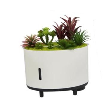 Imagem de Wswqop Difusor de Óleos Essenciais Máquina Difusora de Aromas Planta Artificial Música Umidificador para Hotel Fazenda Presente SPA, Style C