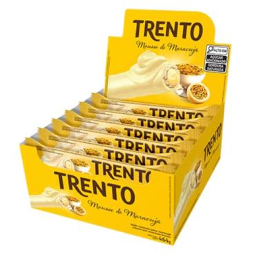 Imagem de Chocolate Trento Mousse De Maracujá 464g - 16x29g