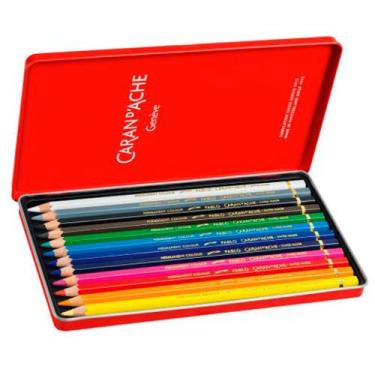 Imagem de Estojo Lapis Caran d'Ache Pablo 12 Cores Ref: 666312 - CARANDACHE