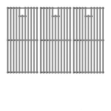 Imagem de KIKIBRO Substituição de grelha de aço inoxidável de 17/17,5/19,5 polegadas para Charbroil 463344116 463343015 Gas2coal 463340516 463370516