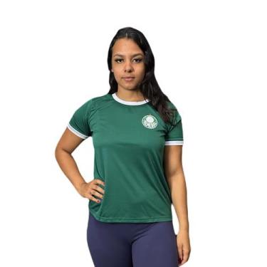 Imagem de Camisa Palmeiras Baby Look 1914 II Verde - Feminina - Betel, GG, Verde