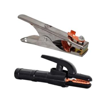 Imagem de Kit Garra Negativa e Porta Eletrodo para Solda.