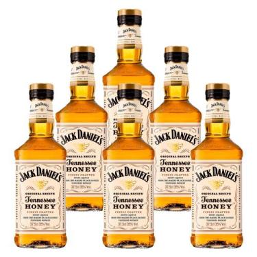 Imagem de Whisky de Mel Jack Daniel's Honey 375ml 6 Unidades