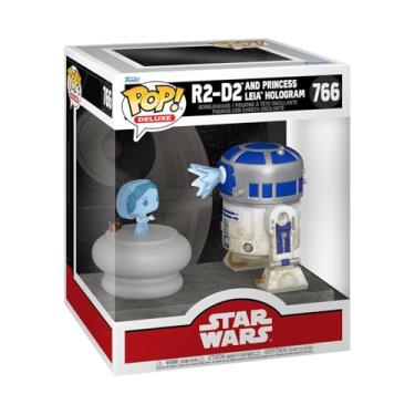 Imagem de Funko Pop Deluxe: R2-D2 with Leia - Star Wars - Collectable Vinyl Figure - Gift Idea - Official Merchandise - Toys for Kids & Adults - Sci-Fi Fans - Model Figure for Collectors and Display